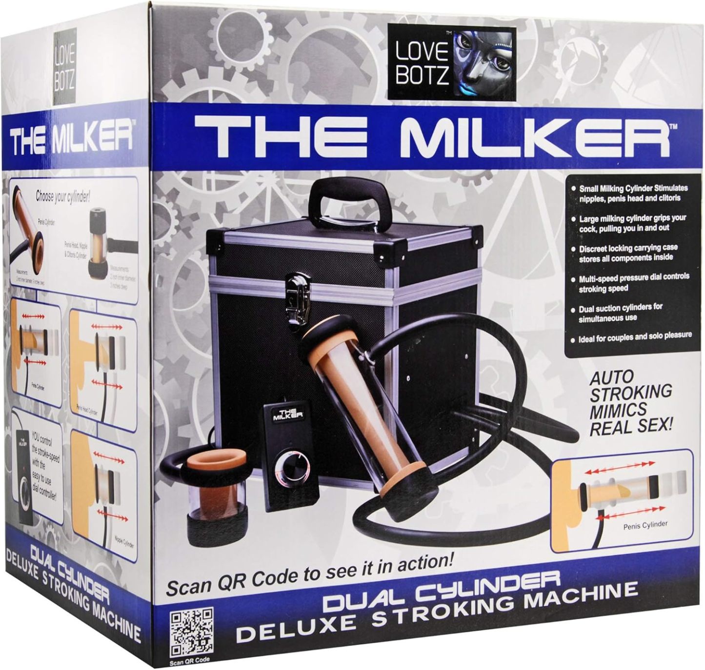 LoveBotz by XR Brands The Milker Automatic Deluxe Stroker Machine