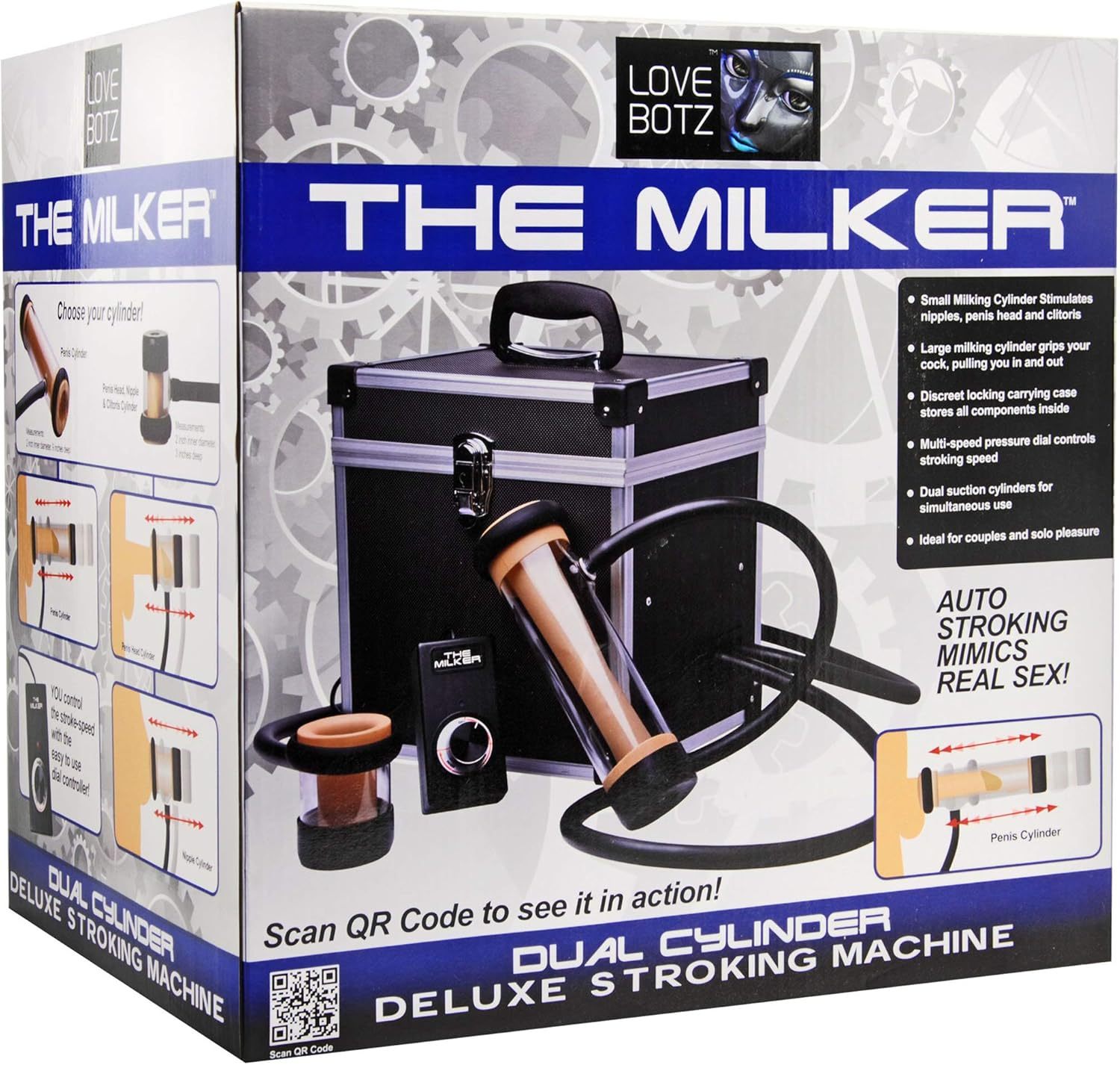 LoveBotz by XR Brands The Milker Automatic Deluxe Stroker Machine
