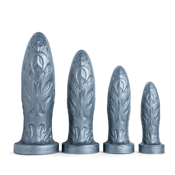Mr Hankey's CYBERPUNK Dildo: Gunmetal Medium | 9.5 Inches