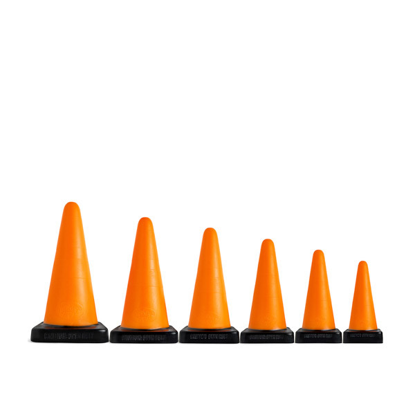 Mr Hankey's TRAFFIC CONE: Anal Trainer XS | 7.5 Inches SOLID ORANGE
