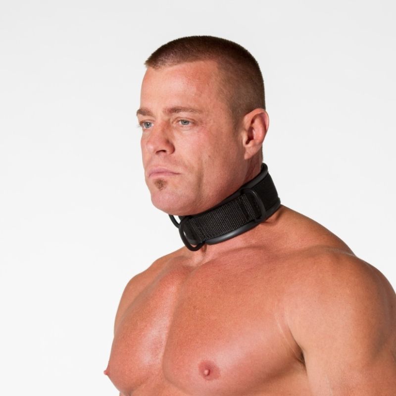 665 INC | Neoprene Bondage Collar | Black | S/M