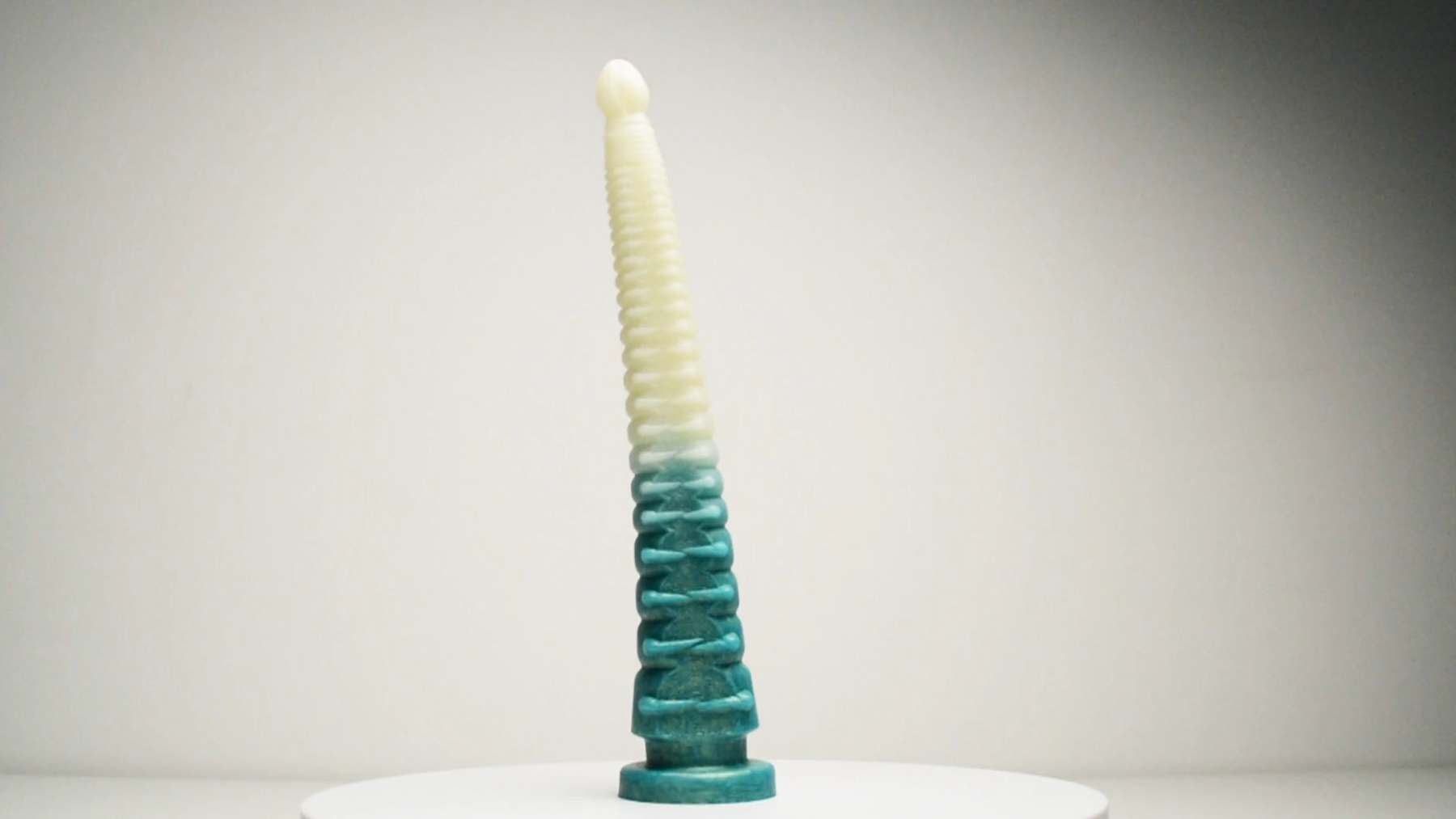 Sinnovator Slither Depth Training Platinum Silicone Dildo 12.6 Inches to 19.5 Inches (3 Sizes)