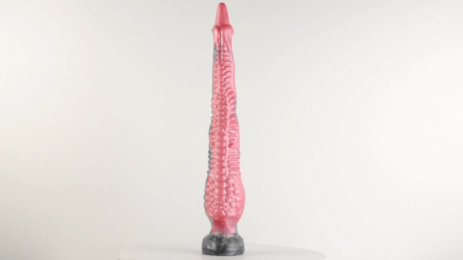 Sinnovator Rhino Depth Trainer Platinum Silicone Dildo 11.2 Inches to 22.8 Inches (3 Sizes)
