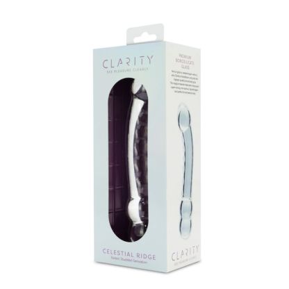 Clarity Glass Dildo - Celestial Ridge
