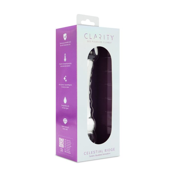 Clarity Glass Dildo - Celestial Ridge