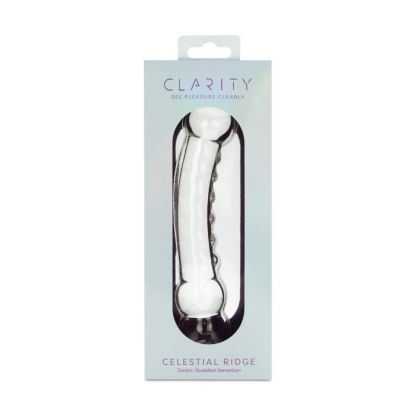 Clarity Glass Dildo - Celestial Ridge