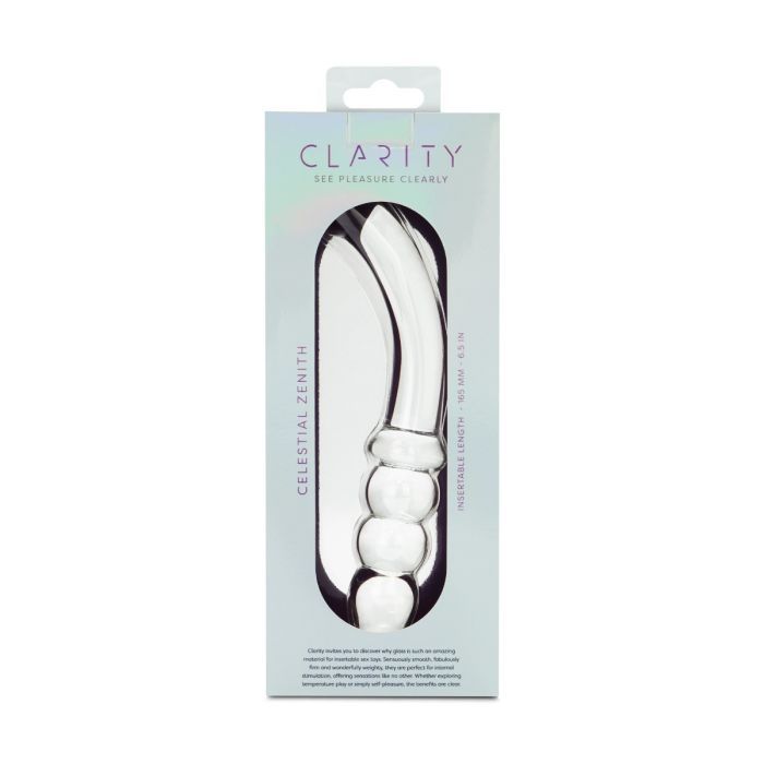Clarity Glass Dildo - Celestial Zenith