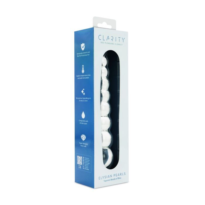 Clarity Glass Dildo - Elysian Pearls