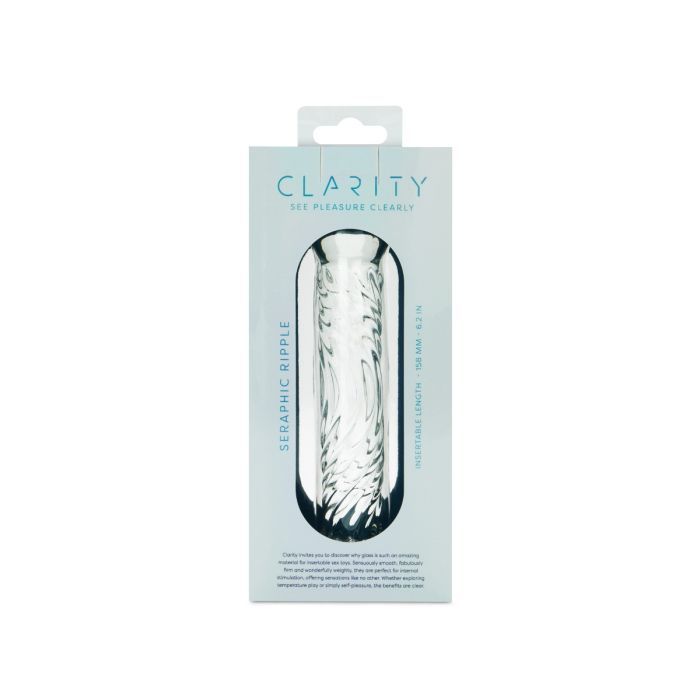 Clarity Glass Dildo - Seraphic Ripple