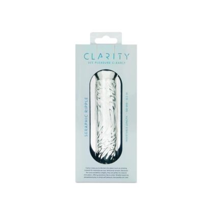 Clarity Glass Dildo - Seraphic Ripple