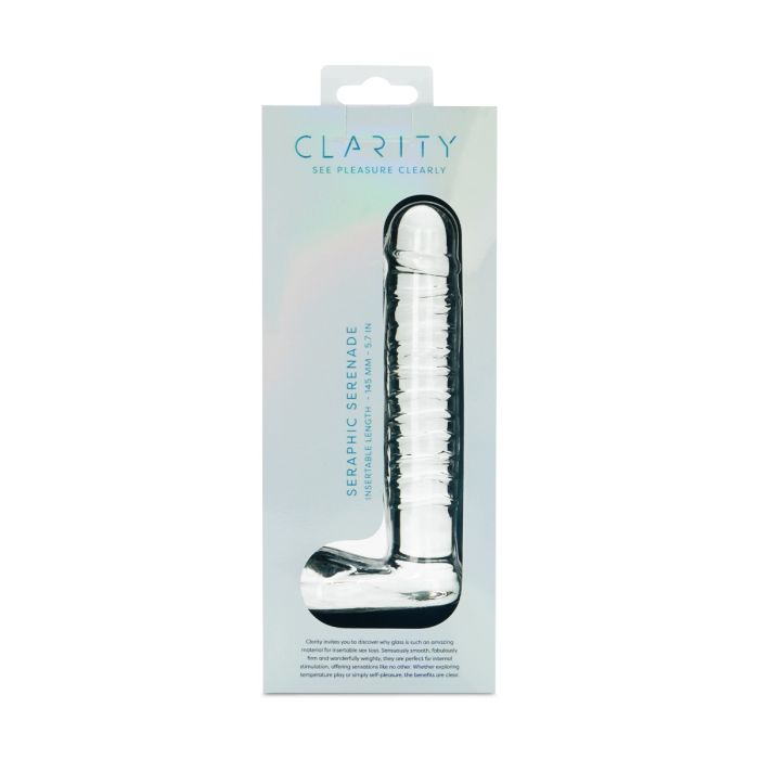 Clarity Glass Dildo - Seraphic Serenade