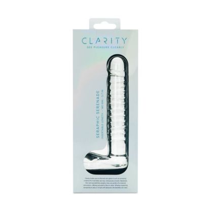 Clarity Glass Dildo - Seraphic Serenade