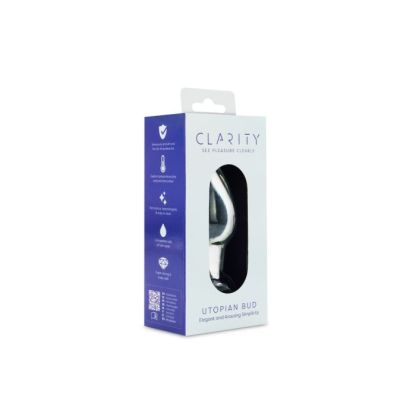 Clarity Glass Butt Plug - Utopian Bud