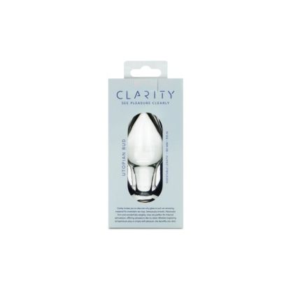 Clarity Glass Butt Plug - Utopian Bud
