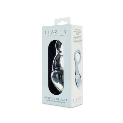 Clarity Glass Butt Plug - Utopian Delight