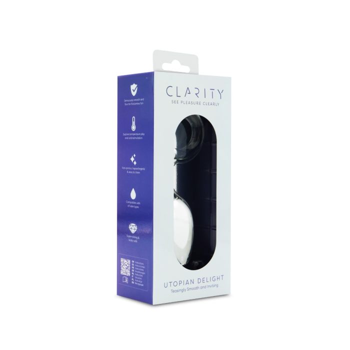 Clarity Glass Butt Plug - Utopian Delight