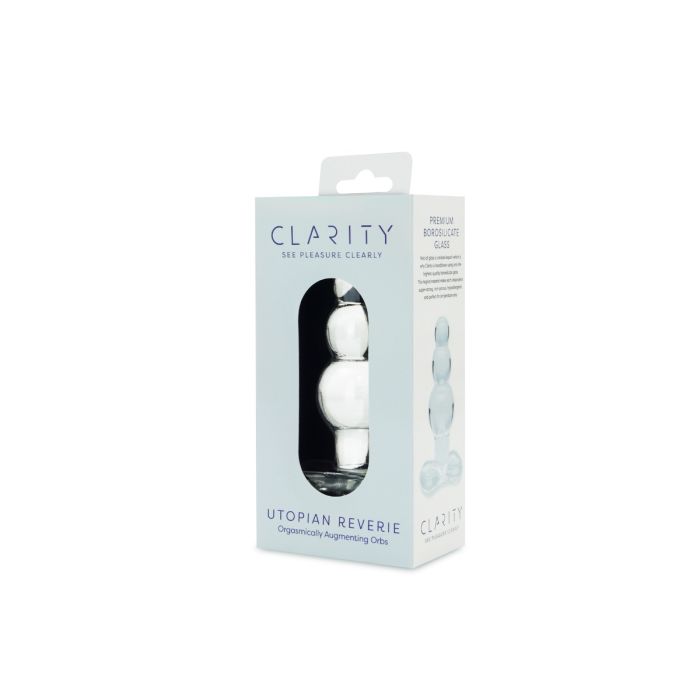 Clarity Glass Butt Plug - Utopian Reverie