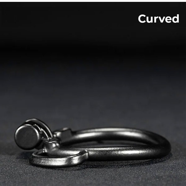 KINK3D Strap Ring Two Loops | Curved