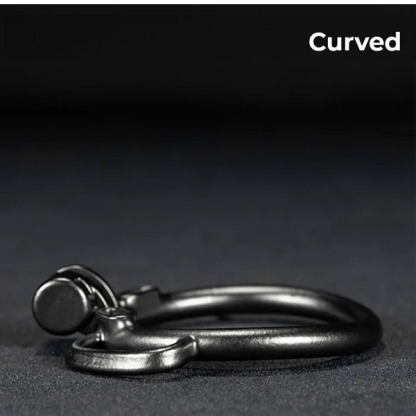 KINK3D Strap Ring Two Loops | Curved