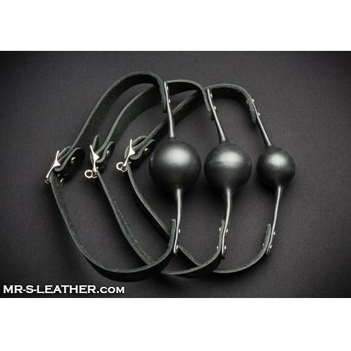 Mr S Leather Deluxe Ball Gag | Black Ball - S