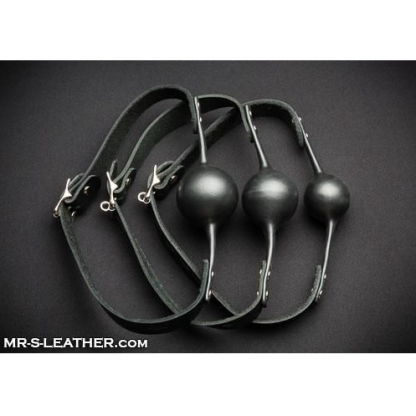 Mr S Leather Deluxe Ball Gag | Black Ball - S
