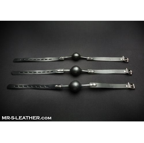 Mr S Leather Deluxe Ball Gag | Black Ball - S