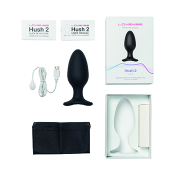 Lovense HUSH 2 Bluetooth Butt Plug | Large