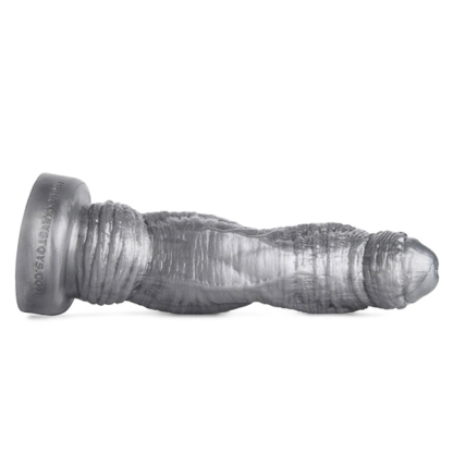 Mr Hankeys' HORNY RHINO Dildo: Large | Gun Metal