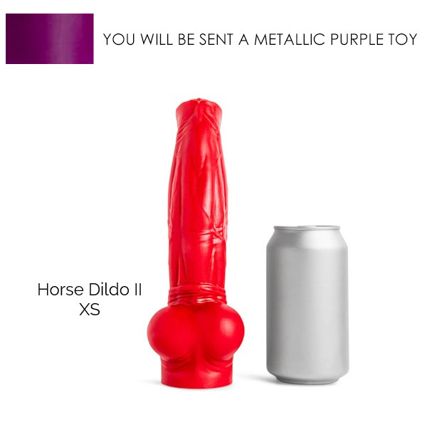 Mr Hankey's HORSE Dildo: Metallic Purple XS| 6.5 Inches