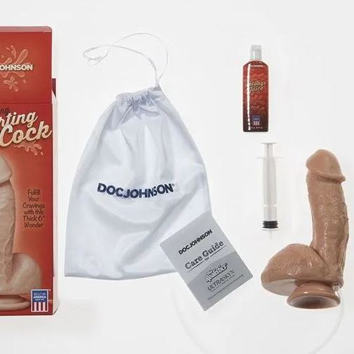 Doc Johnson Squirting Realistic Cock 5.8 Inches | UberKinky