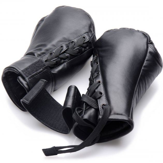 LEATHER PADDED PUPPY MITTS
