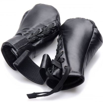 LEATHER PADDED PUPPY MITTS