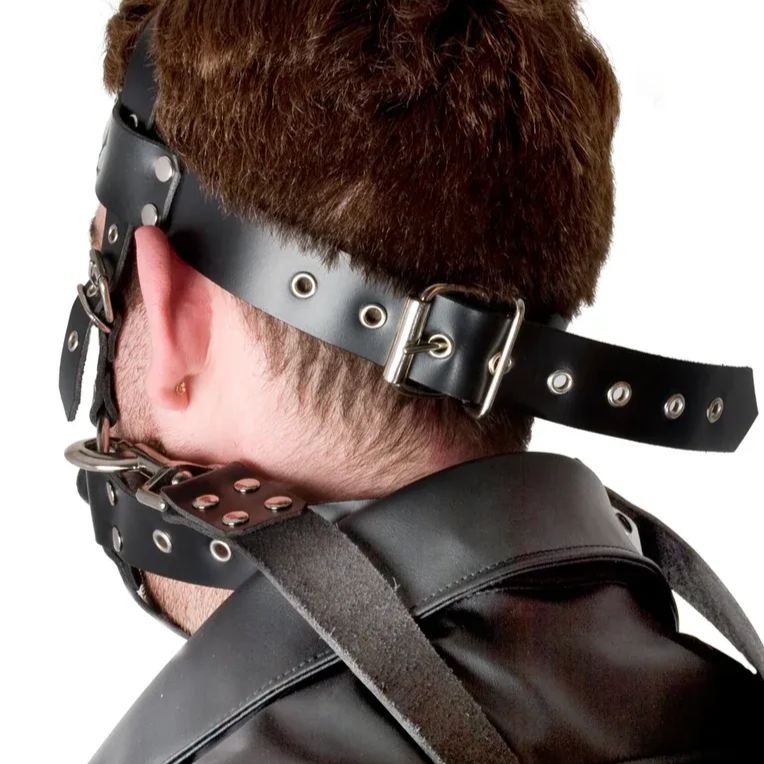 LEATHER BONDAGE PONY HARNESS
