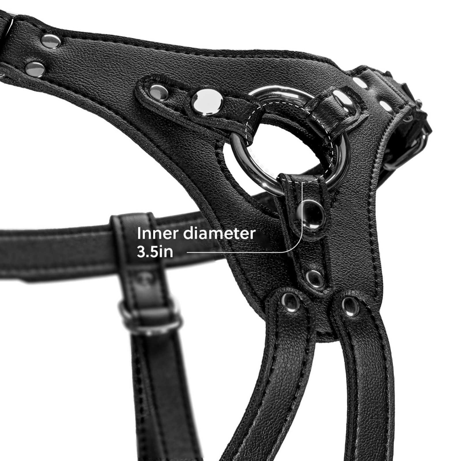 STRAP ON HARNESS ñ PU LEATHER