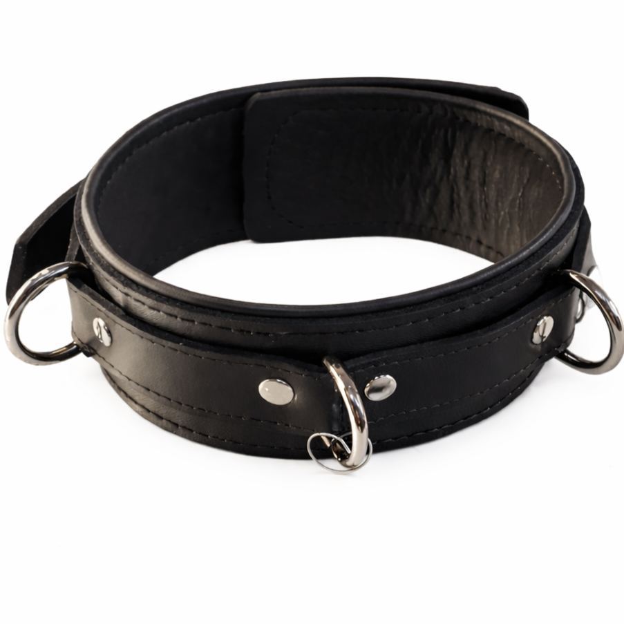PREMIUM LEATHER LOCKING COLLAR