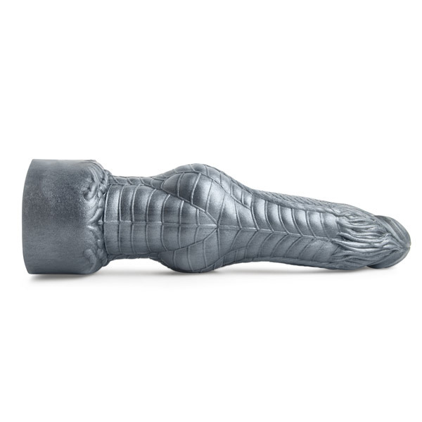 Mr Hankey's KNAUGHTY DRAGON Dildo: Brown Med | 9 Inches