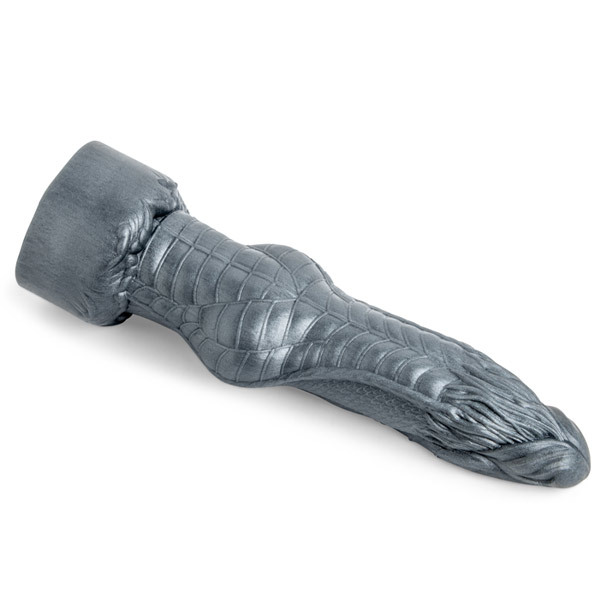 Mr Hankey's KNAUGHTY DRAGON Dildo: Brown Med | 9 Inches