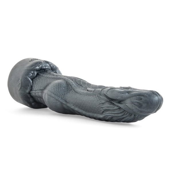 Mr Hankey's KNAUGHTY DRAGON Dildo: Brown Med | 9 Inches