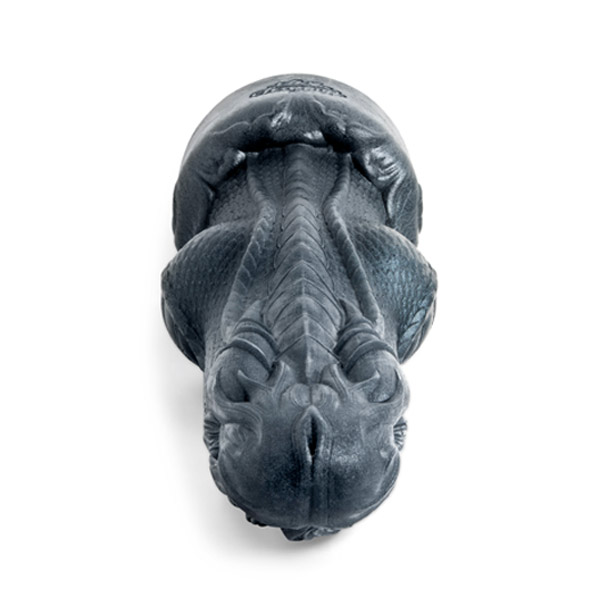 Mr Hankey's KNAUGHTY DRAGON Dildo: Brown Lg | 9.5 Inches