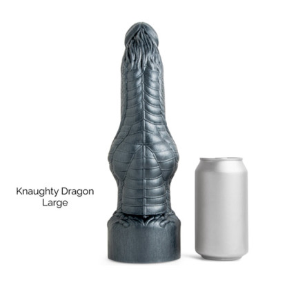 Mr Hankey's KNAUGHTY DRAGON Dildo: Brown Lg | 9.5 Inches