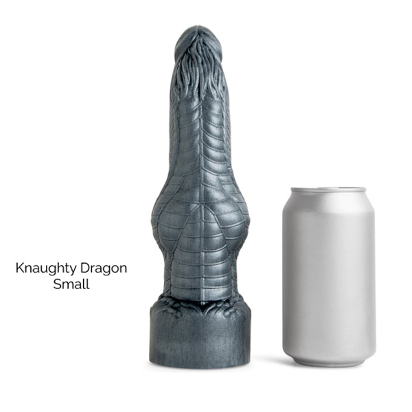 Mr Hankey's KNAUGHTY DRAGON Dildo: Brown Sm | 8 Inches
