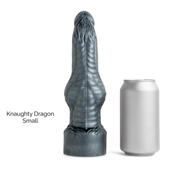 Mr Hankey's KNAUGHTY DRAGON Dildo: Brown Sm | 8 Inches