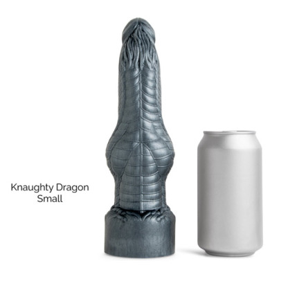Mr Hankey's KNAUGHTY DRAGON Dildo: Brown Sm | 8 Inches