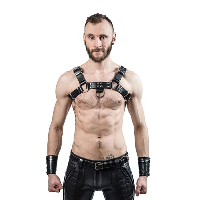 Mister B Saddle Leather Chest Harness