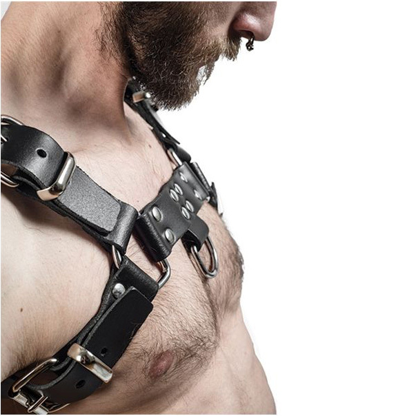 Mister B Saddle Leather Chest Harness