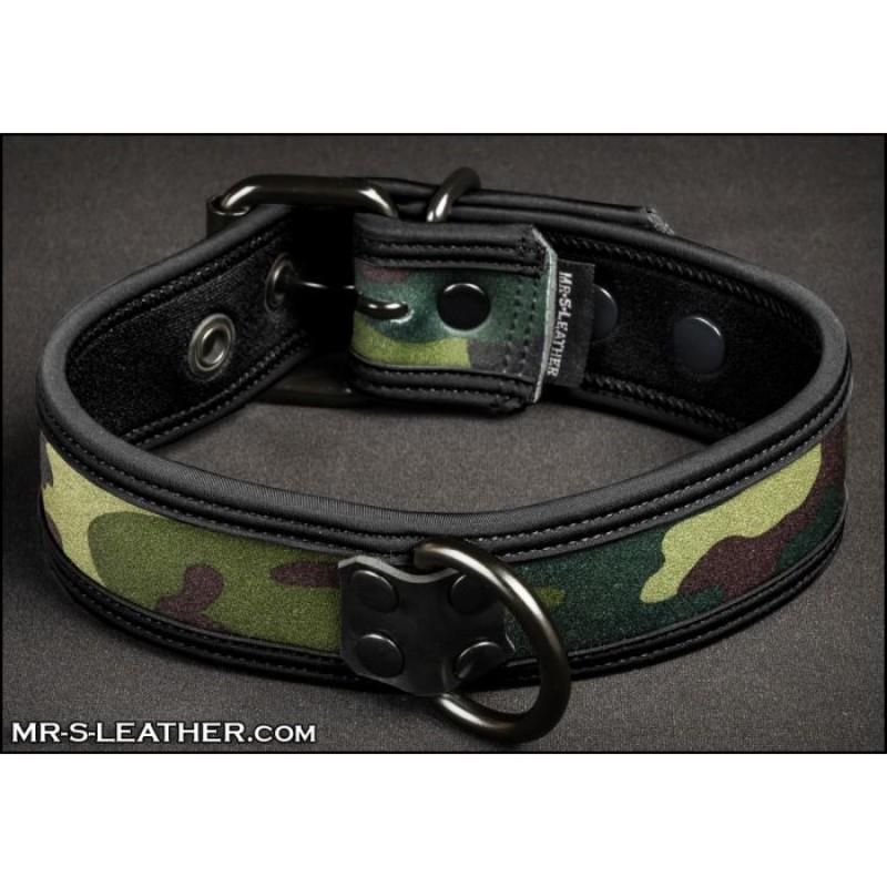 Mr S Leather NEO Puppy Collar: Small to Large | Camouflage