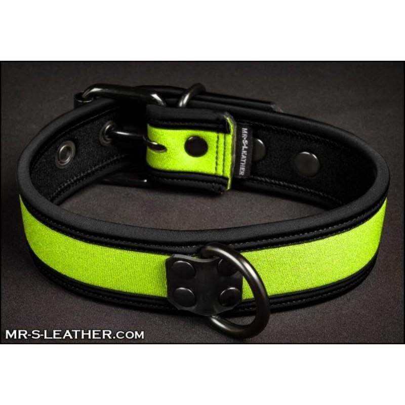 Mr S Leather NEO Puppy Collar: Small to Large | Lime