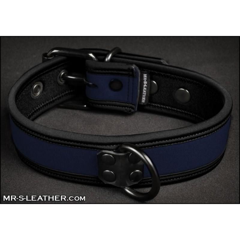 Mr S Leather NEO Puppy Collar: Small to Large | Navy