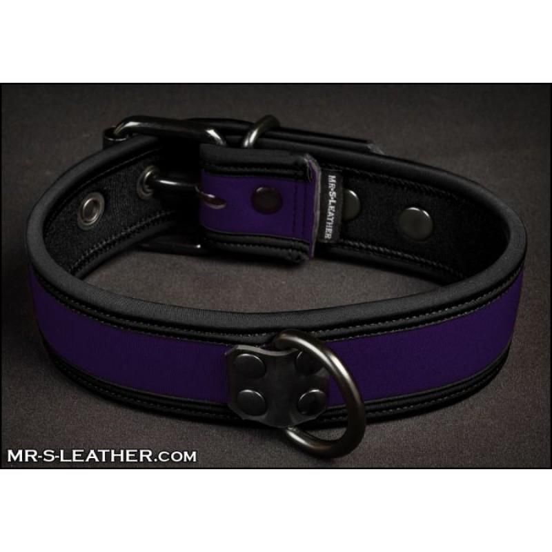 Mr S Leather NEO Puppy Collar: Small to Large | Purple