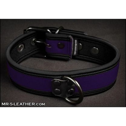 Mr S Leather NEO Puppy Collar: Small to Large | Purple